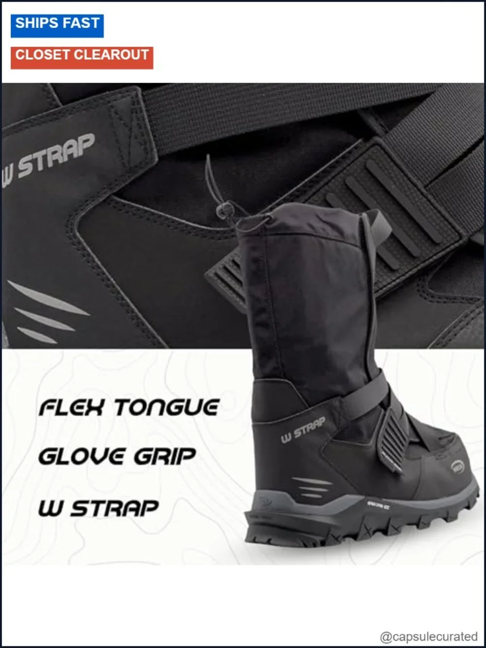 Waterproof Insulated Winter Overshoe Slip-Resistant Work Boot Cover -20°F